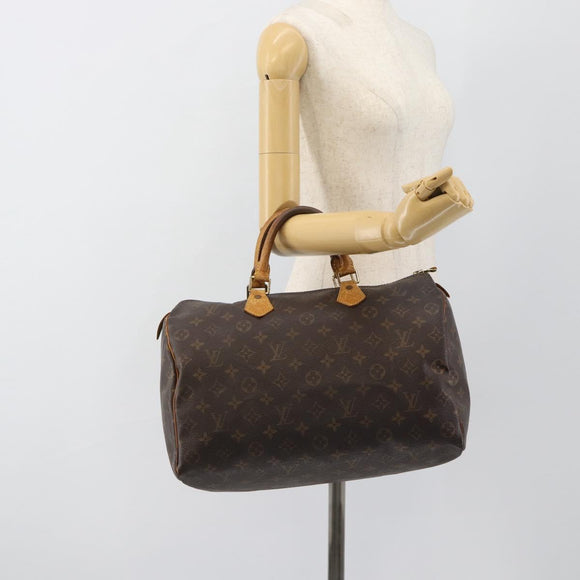 LOUIS VUITTON Monogram Speedy 30 Hand Bag M41526 LV Auth 183606