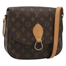 LOUIS VUITTON Monogram Saint Cloud GM Shoulder Bag M51242 LV Auth 183607V-1