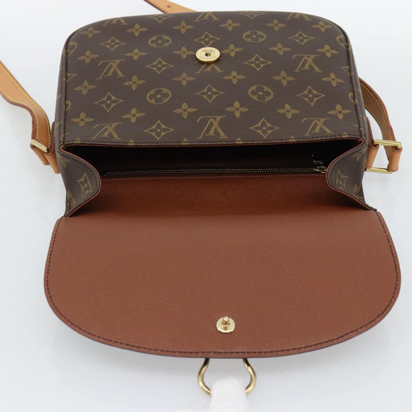 LOUIS VUITTON Monogram Saint Cloud GM Shoulder Bag M51242 LV Auth 183607V