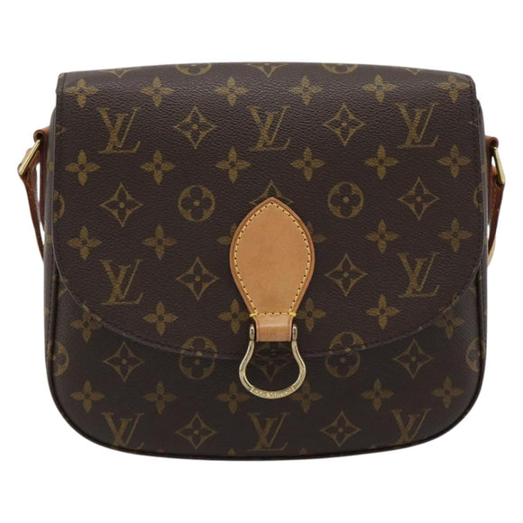 LOUIS VUITTON Monogram Saint Cloud GM Shoulder Bag M51242 LV Auth 183607V