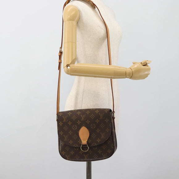 LOUIS VUITTON Monogram Saint Cloud GM Shoulder Bag M51242 LV Auth 183607V