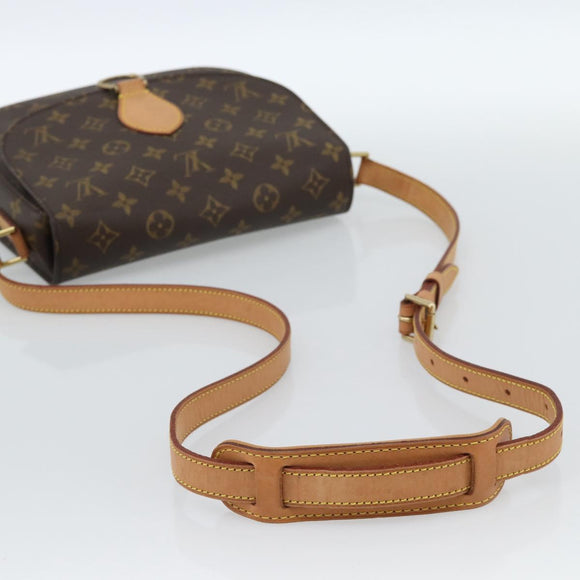 LOUIS VUITTON Monogram Saint Cloud GM Shoulder Bag M51242 LV Auth 183607V