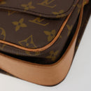 LOUIS VUITTON Monogram Cartouchiere MM Shoulder Bag M51253 LV Auth 183608A-9