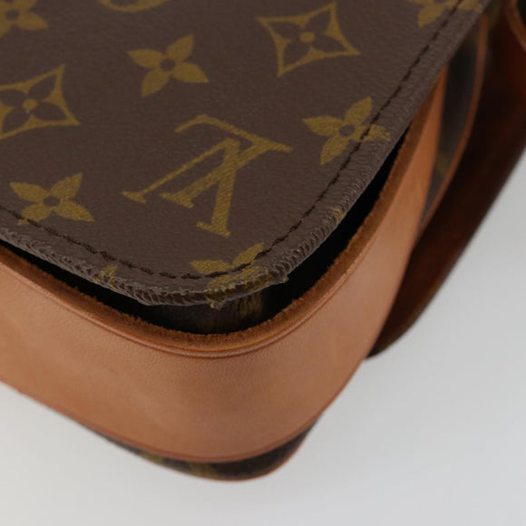 LOUIS VUITTON Monogram Cartouchiere MM Shoulder Bag M51253 LV Auth 183608A