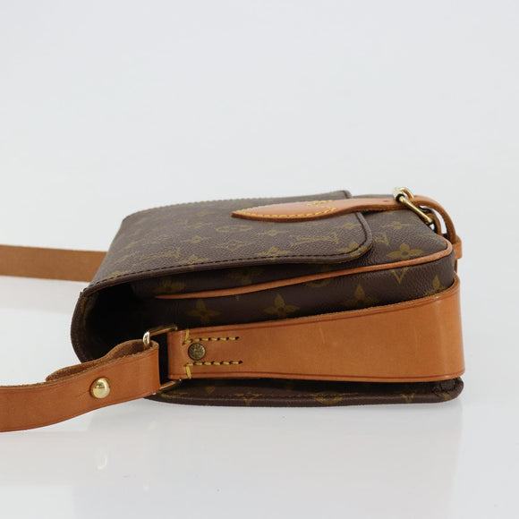 LOUIS VUITTON Monogram Cartouchiere MM Shoulder Bag M51253 LV Auth 183608A