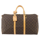 LOUIS VUITTON Monogram Keepall 50 Boston Bag M41426 LV Auth 183612SAV-13