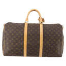 LOUIS VUITTON Monogram Keepall 50 Boston Bag M41426 LV Auth 183612SAV-2