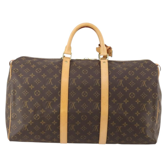 LOUIS VUITTON Monogram Keepall 50 Boston Bag M41426 LV Auth 183612SAV