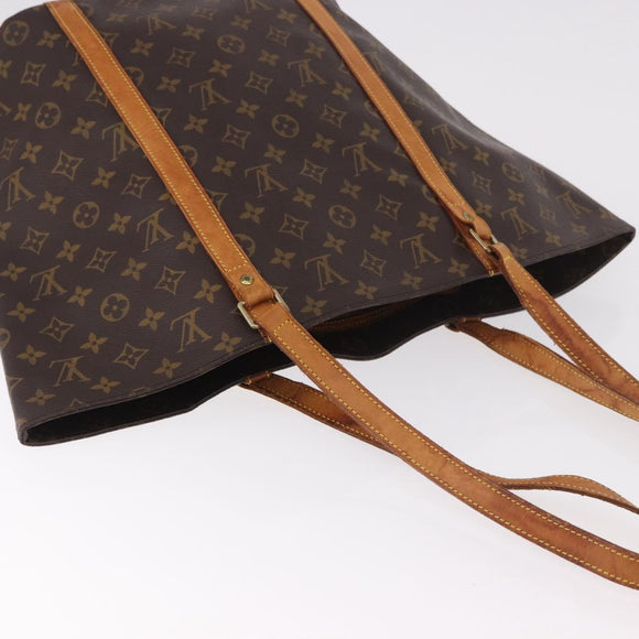 LOUIS VUITTON Monogram Sac Shopping Tote Bag M51108 LV Auth 183613