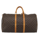 LOUIS VUITTON Monogram Keepall 55 Boston Bag M41424 LV Auth 183614A-2