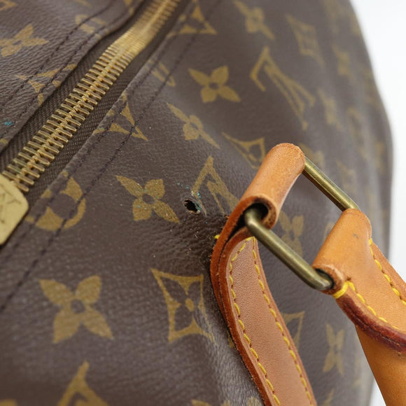 LOUIS VUITTON Monogram Keepall 55 Boston Bag M41424 LV Auth 183614A