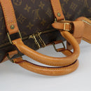 LOUIS VUITTON Monogram Keepall 55 Boston Bag M41424 LV Auth 183614A-9