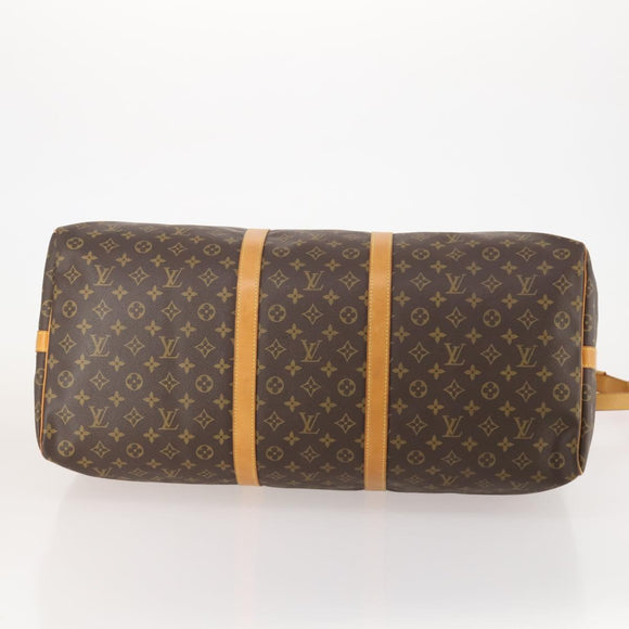 LOUIS VUITTON Monogram Keepall Bandouliere 60 Boston Bag M41412 LV Auth 183615A