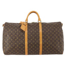 LOUIS VUITTON Monogram Keepall Bandouliere 60 Boston Bag M41412 LV Auth 183615A-13