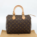 LOUIS VUITTON Monogram Speedy 25 Hand Bag M41528 LV Auth 183616SM-12