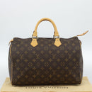 LOUIS VUITTON Monogram Speedy 35 Hand Bag M41524 LV Auth 183617V-21