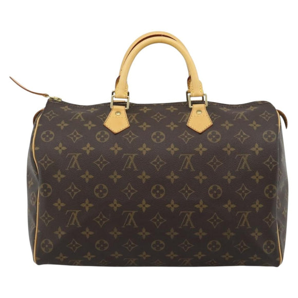 LOUIS VUITTON Monogram Speedy 35 Hand Bag M41524 LV Auth 183617V
