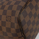LOUIS VUITTON Damier Ebene Neverfull MM Tote Bag N51105 LV Auth 183618V-18