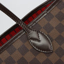 LOUIS VUITTON Damier Ebene Neverfull MM Tote Bag N51105 LV Auth 183618V-8