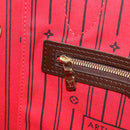 LOUIS VUITTON Damier Ebene Neverfull MM Tote Bag N51105 LV Auth 183618V-25