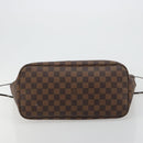 LOUIS VUITTON Damier Ebene Neverfull MM Tote Bag N51105 LV Auth 183618V-5