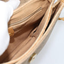 GUCCI Micro GG Supreme Shoulder Bag PVC Beige Gold 007 105 5548 Auth 183620-16