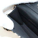 CHANEL Chain Shoulder Pouch Mini Matelasse Satin Beige Gold CC Auth 183621M-20
