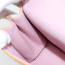 LOUIS VUITTON Monogram Vernis Spring Street Hand Bag Pink M91033 LV Auth 183622-20