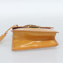 LOUIS VUITTON Monogram Vernis Spring Street Hand Bag Pink M91033 LV Auth 183622-5