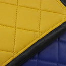 CHANEL Mini Matelasse 26 Chain Bag Lamb Skin Multicolor Gold CC Auth 183624SM-16