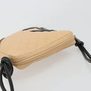 CHANEL Matelasse Cambon Line Shoulder Bag Leather Beige Silver CC Auth 183625M-6