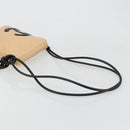 CHANEL Matelasse Cambon Line Shoulder Bag Leather Beige Silver CC Auth 183625M-7