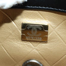 CHANEL Mini Matelasse 17 Kettingtas Lamsleer Zwart Goud CC Auth 183626SM-27