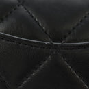 CHANEL Mini Matelasse 17 Kettingtas Lamsleer Zwart Goud CC Auth 183626SM-4