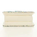 CHANEL Matelasse Chain Shoulder Bag Tweed Multicolor Silver CC Auth 183627SM-5