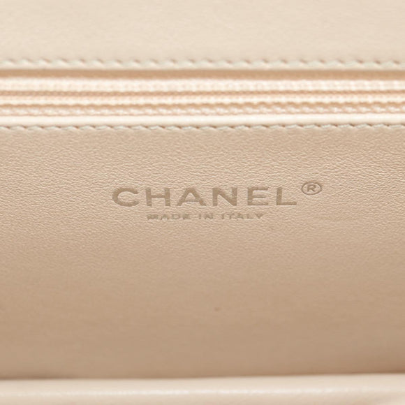 CHANEL Matelasse Chain Shoulder Bag Tweed Multicolor Silver CC Auth 183627SM