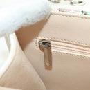 CHANEL Matelasse Chain Shoulder Bag Tweed Multicolor Silver CC Auth 183627SM-27