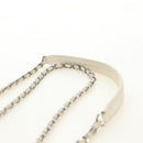 CHANEL Matelasse Chain Shoulder Bag Tweed Multicolor Silver CC Auth 183627SM-15