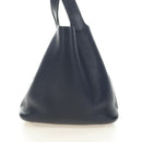 HERMES Picotan lock Bag Taurillon Clemence Leather Navy Silver Auth 183630SAM-3