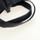 HERMES Picotan lock Bag Taurillon Clemence Leather Navy Silver Auth 183630SAM-7