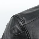 Chloe Etel Hand Bag Leather Black Gold Auth 183634-15