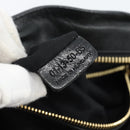 Chloe Etel Hand Bag Leather Black Gold Auth 183634-11