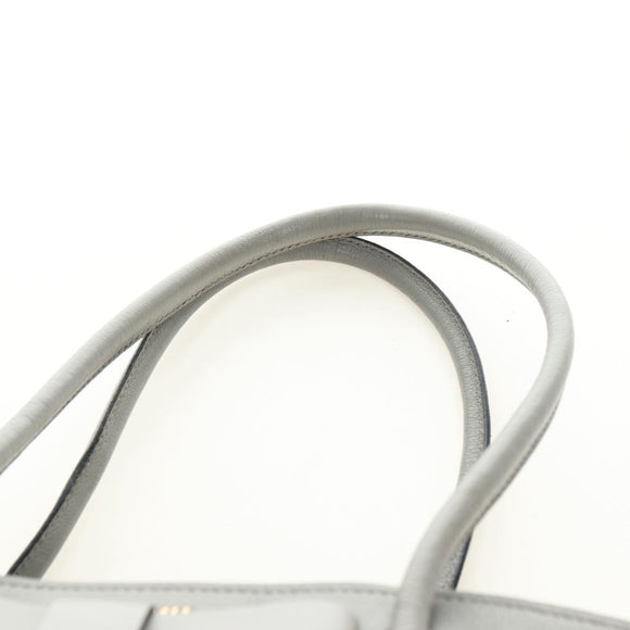 Miu Miu Handtasche Leder Grau Gold Original 183637V