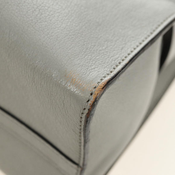 Miu Miu Handtasche Leder Grau Gold Original 183637V