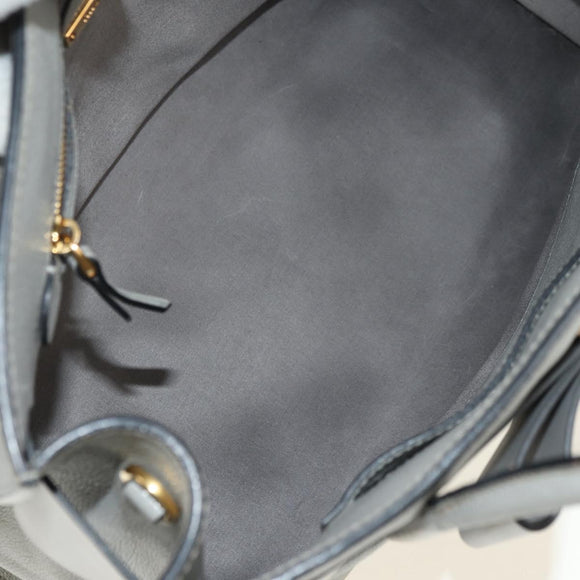 Miu Miu Handtasche Leder Grau Gold Original 183637V