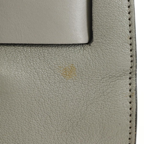 Miu Miu Handtasche Leder Grau Gold Original 183637V
