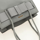 Miu Miu Handtasche Leder Grau Gold Original 183637V-8