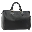 LOUIS VUITTON Epi Speedy 30 Hand Bag Noir Black M43002 LV Auth 183641A-1