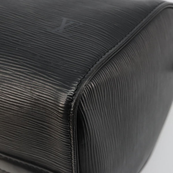 LOUIS VUITTON Epi Speedy 30 Hand Bag Noir Black M43002 LV Auth 183641A