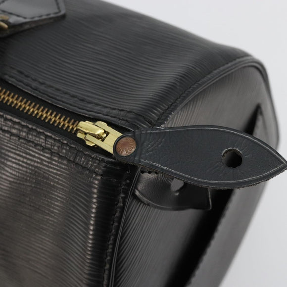 LOUIS VUITTON Epi Speedy 30 Hand Bag Noir Black M43002 LV Auth 183641A